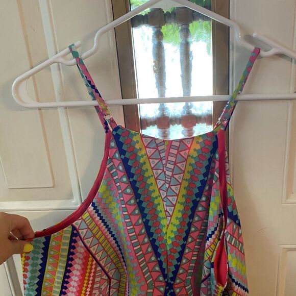Sievercute Dress Chevron Colorful Mixed Print Medium - Picture 4 of 11